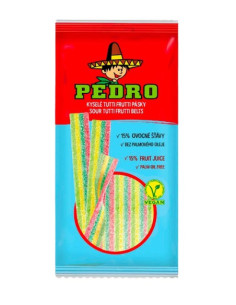 105 Pedro TUTTI FRUTTI  pásky 80g x 20 ks