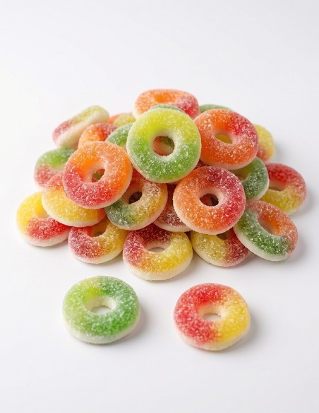 045 Pedro MINI KROUŽKY mixované želé kyselé 1000g