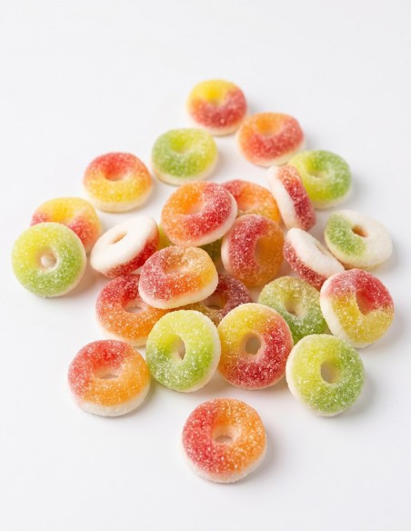 045 Pedro MINI KROUŽKY mixované želé kyselé 1000g
