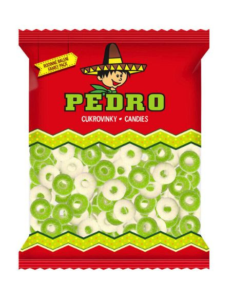 046 Pedro JABLKO KROUŽKY kyselé 1000g