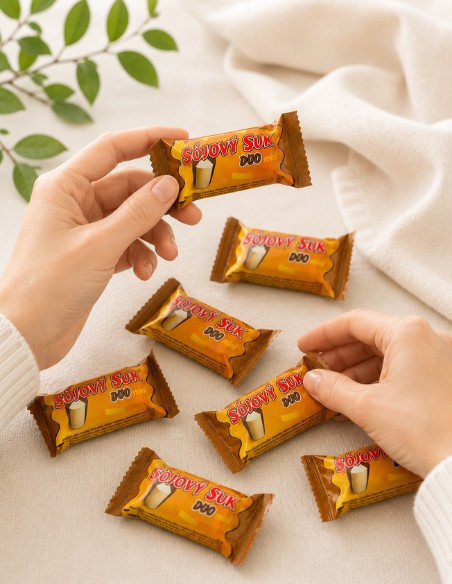 058 DUO Sójový suk dvoubarevný 625g