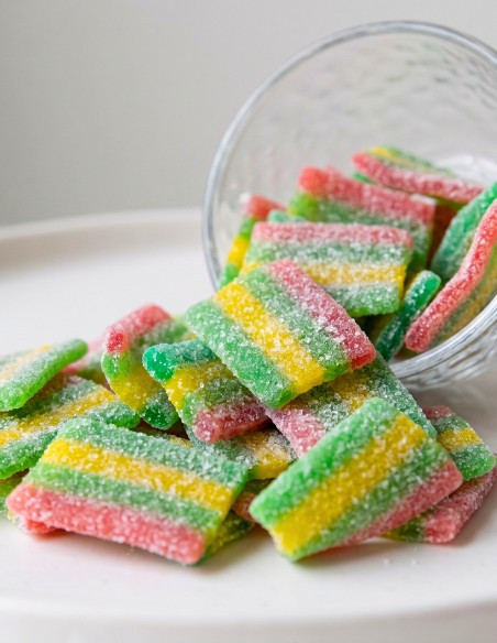 065 Pedro TUTTI FRUTTI krátké kyselé pásky 1000g