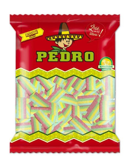 065 Pedro TUTTI FRUTTI krátké kyselé pásky 1000g