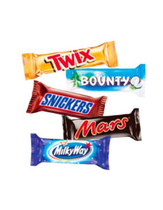 085 MINIS SNICKER, MARS, BOUNTY, TWIX, MILKY WAY 400g 2