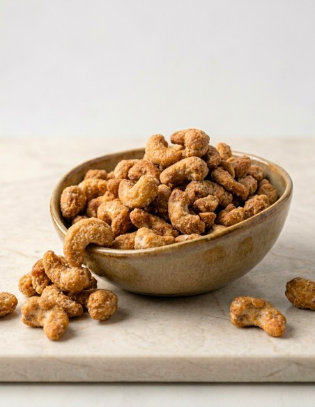 092 PRAŽENÉ Kešu v cukru 450g