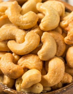 172 KEŠU JÁDRA pražená uzená 400g 2