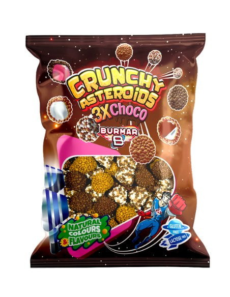 256 3X CHOCO KŘUPAVÉ ASTEROIDY 750g