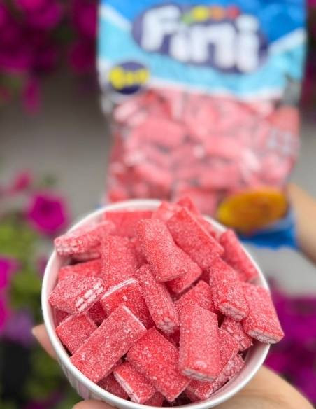 212 FINI KYSELÉ JAHODOVÉ CIHLIČKY 1000g