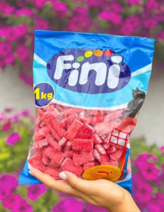 212 FINI KYSELÉ JAHODOVÉ CIHLIČKY 1000g